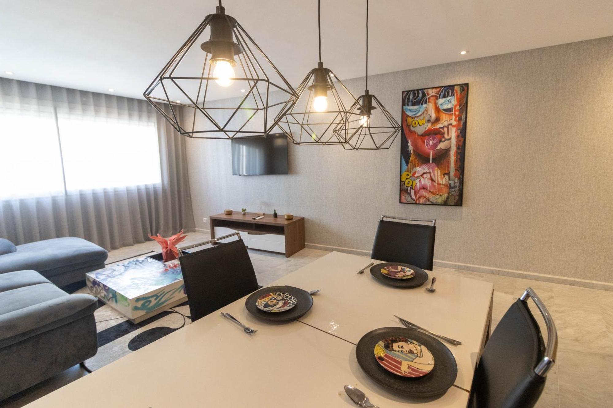 Gauthier Living By Shortstaymaroc, Equipe, Centre, 1 Ou 2 Apartment Casablanca